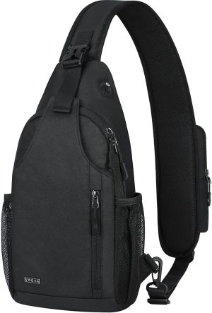 Voova Crossbody Sling Backpack Sling Bag for Men Women.