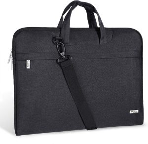 Voova Laptop Bag 15.6 Inch. Waterproof Computer Sleeve Carrying Case with Shoulder Straps & Handle Compatible with Macbook Air 15 M2/M3/M4.