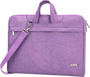 Voova Laptop Bag 15.6 Inch. Waterproof Computer Sleeve Carrying Case with Shoulder Straps & Handle Compatible with Macbook Air 15 M2/M3/M4.