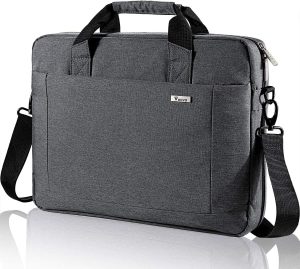 Voova Laptop Bag Case 17 17.3 Inch Computer Sleeve Messenger Bag with Shoulder Strap Expandable Waterproof